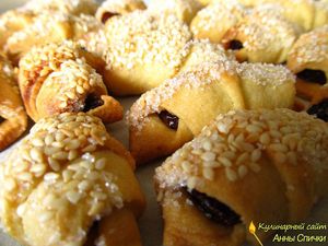 Рогалики с изюмом Рогалики с изюмом