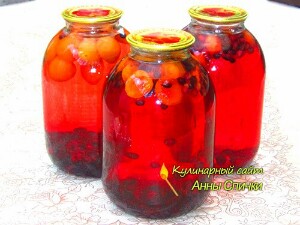 Компот из черной смородины на зиму