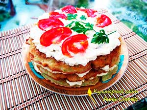 Кабачковый торт Кабачковый торт