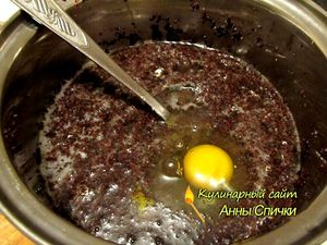 Выпекаем маковый корж