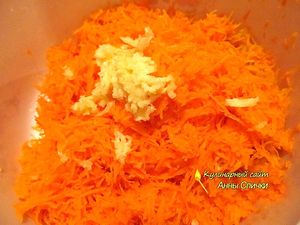 Как приготовить салат из моркови с чесноком