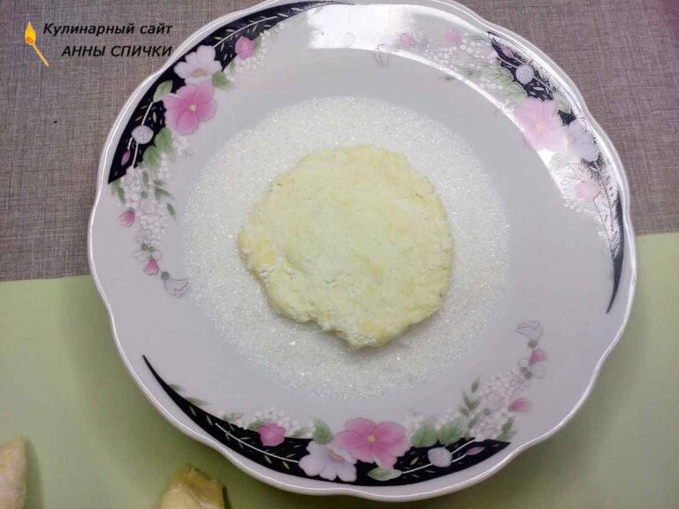 Печенье из творога с сахаром
