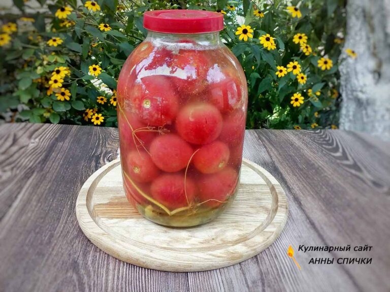Квашенные помидоры с чесноком и укропом