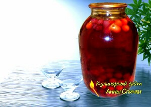 Компот из вишни и малины на зиму