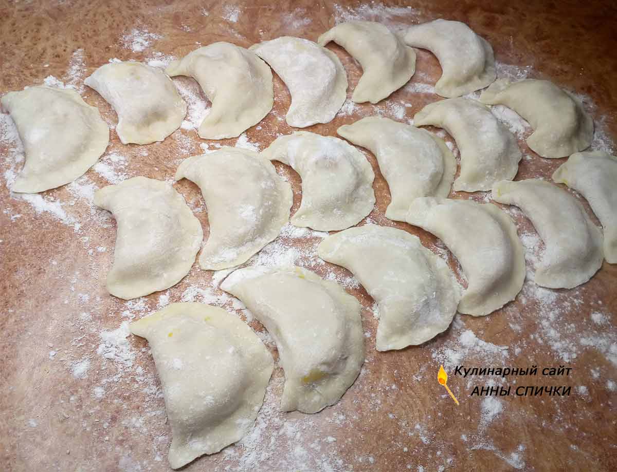 Сладкие вареники с тыквой