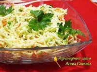 Салат из капусты кольраби