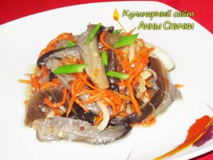 Грибы по-корейски