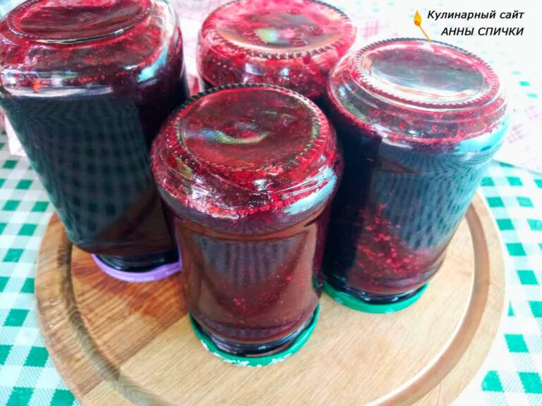 Густое варенье из черной смородины на зиму в банках