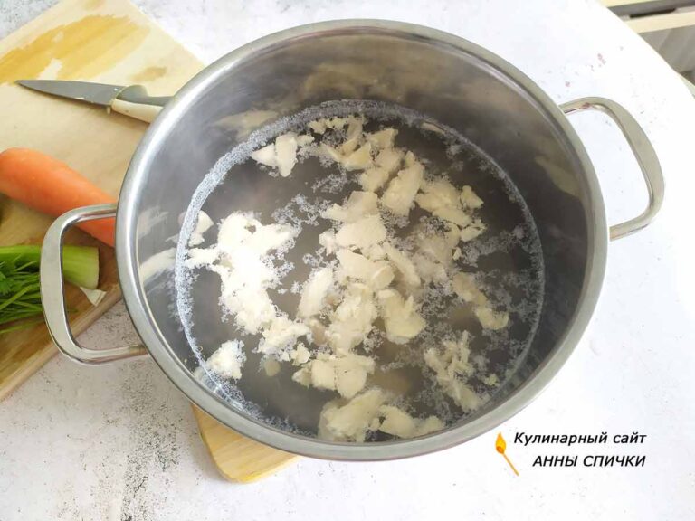 Снимаем пенку с бульона