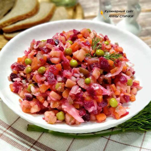 Винегрет классический с квашенной капустой